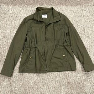 Women’s olive green medium jacket
Old navy